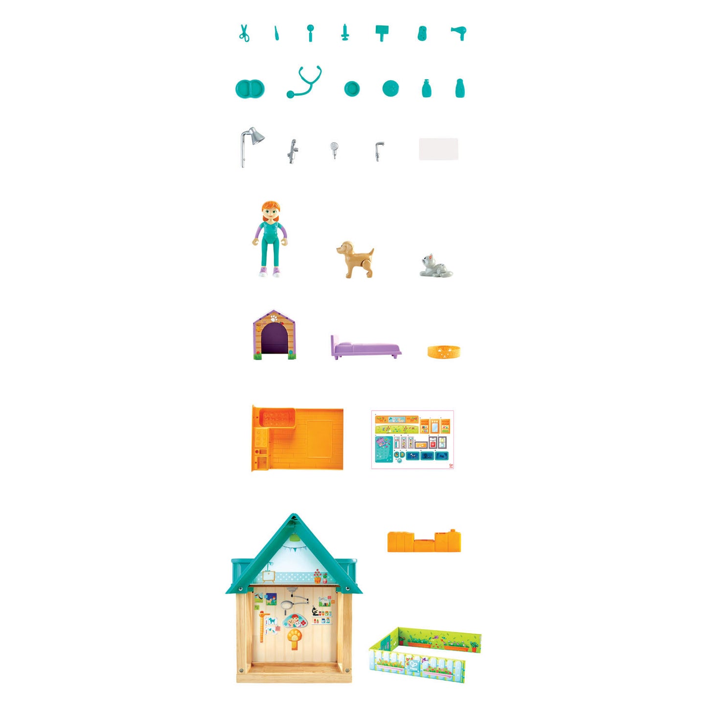 Hape Pelry Friend Veterinary Practice Play Set