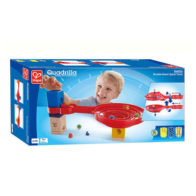 Hape doppelseitige Spiralwechsel Knikkerbaan. 9dlg.