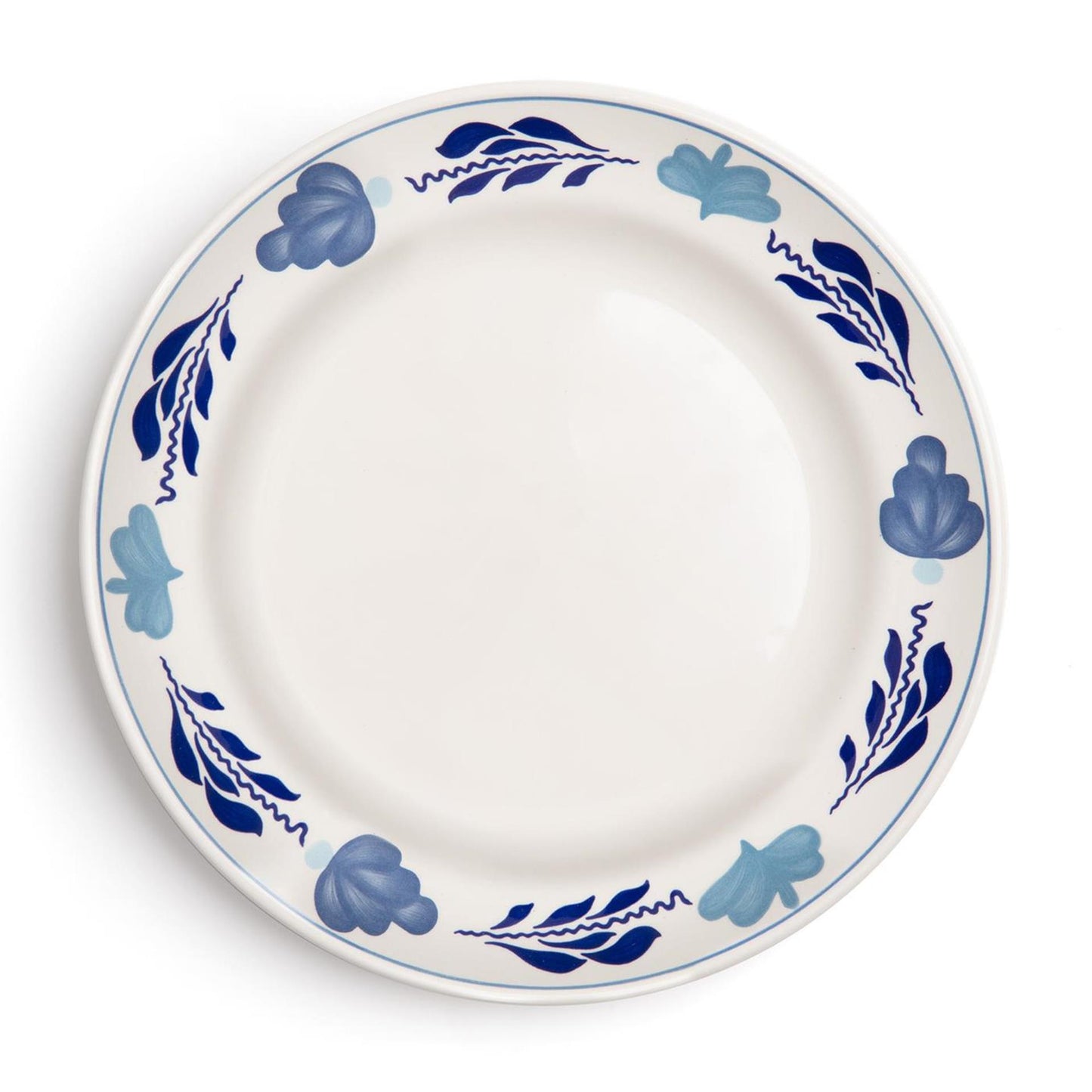 Boerenbont Bauernhof blauer Teller ø25,5cm Dekor 6 Stk