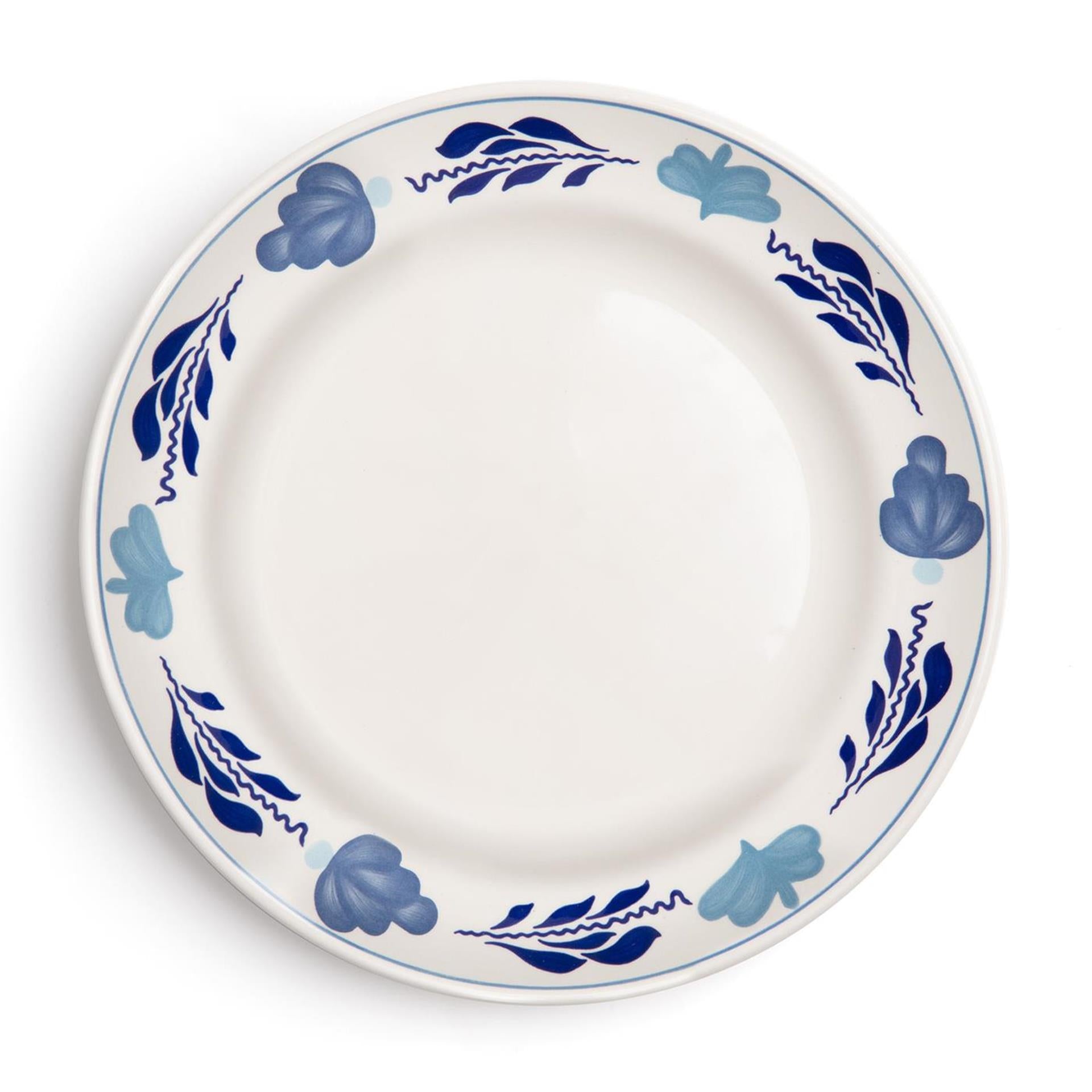 Boerenbont Bauernhof blauer Teller ø25,5cm Dekor 6 Stk