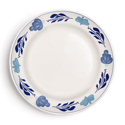 Boerenbont Bauernhof blauer Teller ø25,5cm Dekor 6 Stk