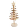 Färbe deinen eigenen hölzernen 3D -Weihnachtsbaum