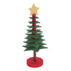 Färbe deinen eigenen hölzernen 3D -Weihnachtsbaum