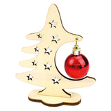 Beleduc Holzhandwerk Weihnachtsbaum mit Weihnachtskugel - afbeelding 1