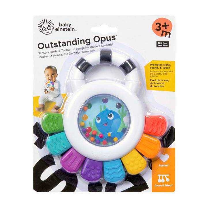 Opus sensorische Rassel und Beißspielzeug