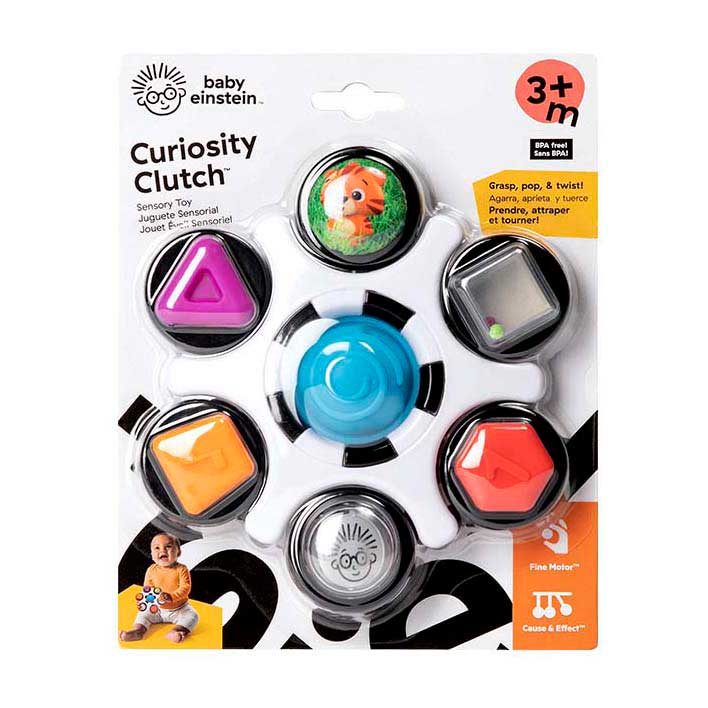 Sinnesspielzeug „Curiosity Clutch“.