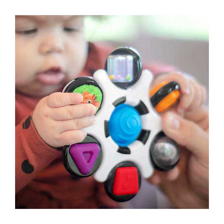 Sinnesspielzeug „Curiosity Clutch“.