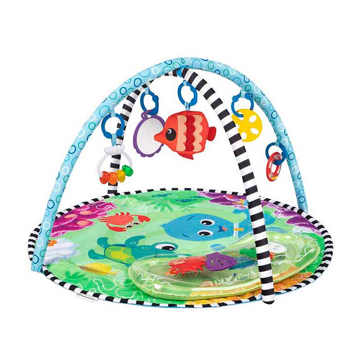 2-in-1-Spielgymnastik mit Wassermatte