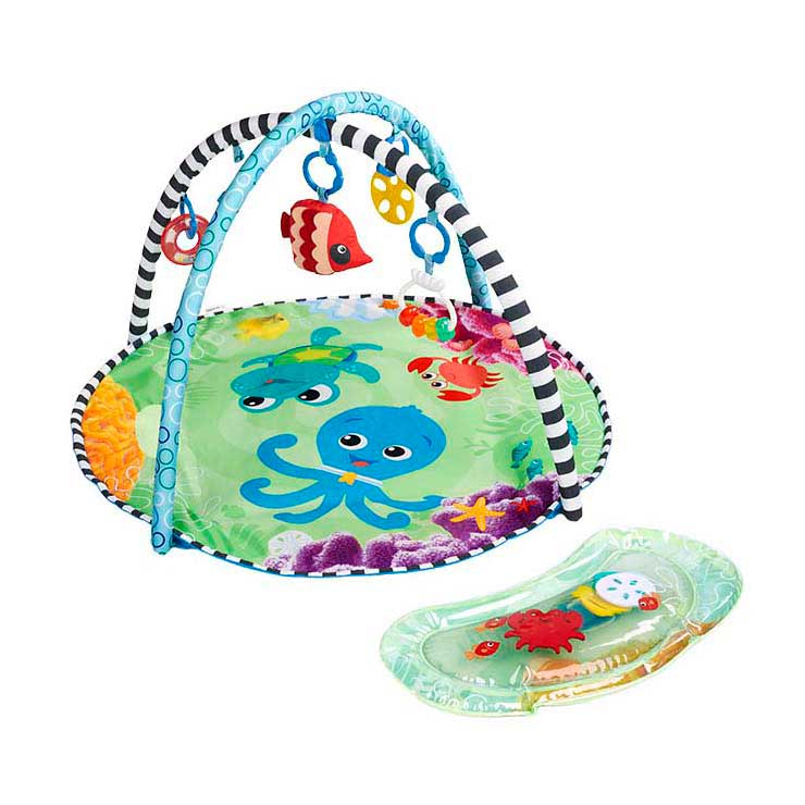 2-in-1-Spielgymnastik mit Wassermatte