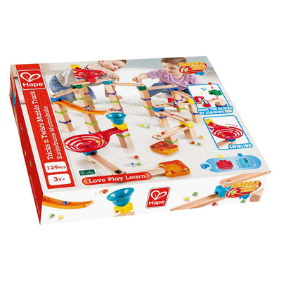 Hape Kugelbahn-Set aus Holz – 129-tlg.