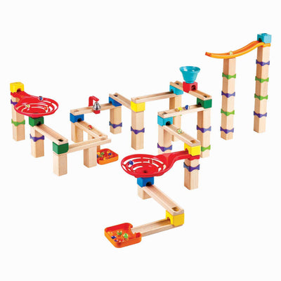 Hape Kugelbahn-Set aus Holz – 129-tlg.