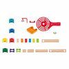 Hape Holz-Kugelbahn-Set Domino – 50-teilig.