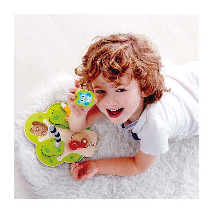 Hape Wer ist im Baumform-Puzzle – 5 Teile.