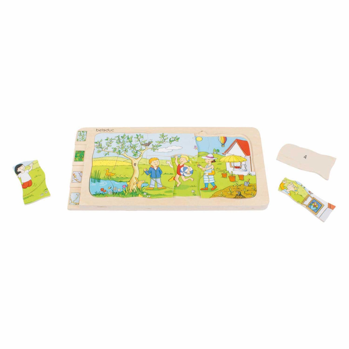 Beleduc Schichtenpuzzle 4 Jahreszeiten