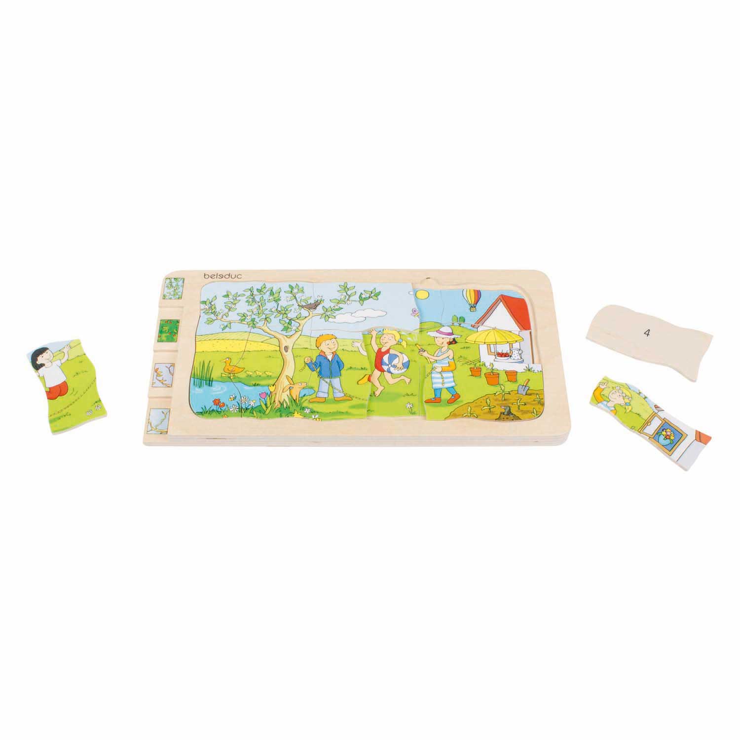 Beleduc Schichtenpuzzle 4 Jahreszeiten