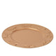 Decoris Grundplatte mit Schleifendesign ã˜33cm Kunststoff gold