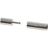 Creativ Company Magnetverschluss, Größe 3x14 mm, Lochgröße 2 mm, versilbert, 40 Stück 1 Box