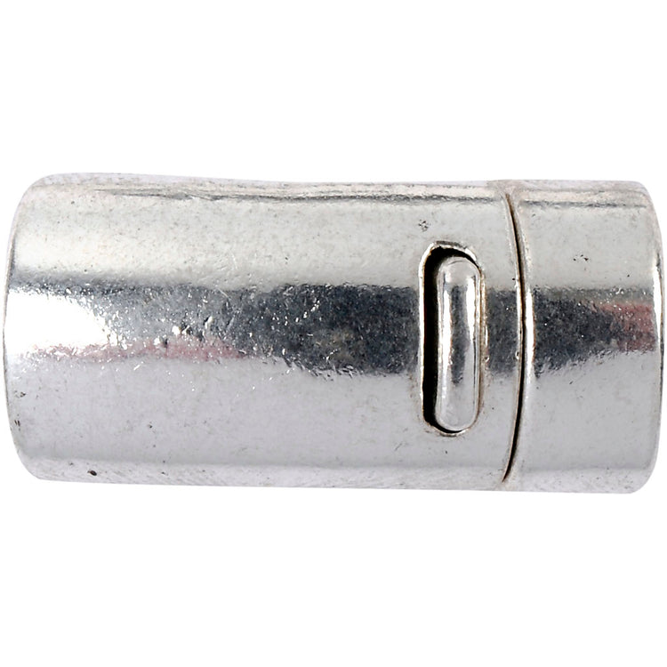 Kreativfirma Magnetische Schließung, 26 mm, Lochgröße 10 mm, antikes Silber, 1 Stück