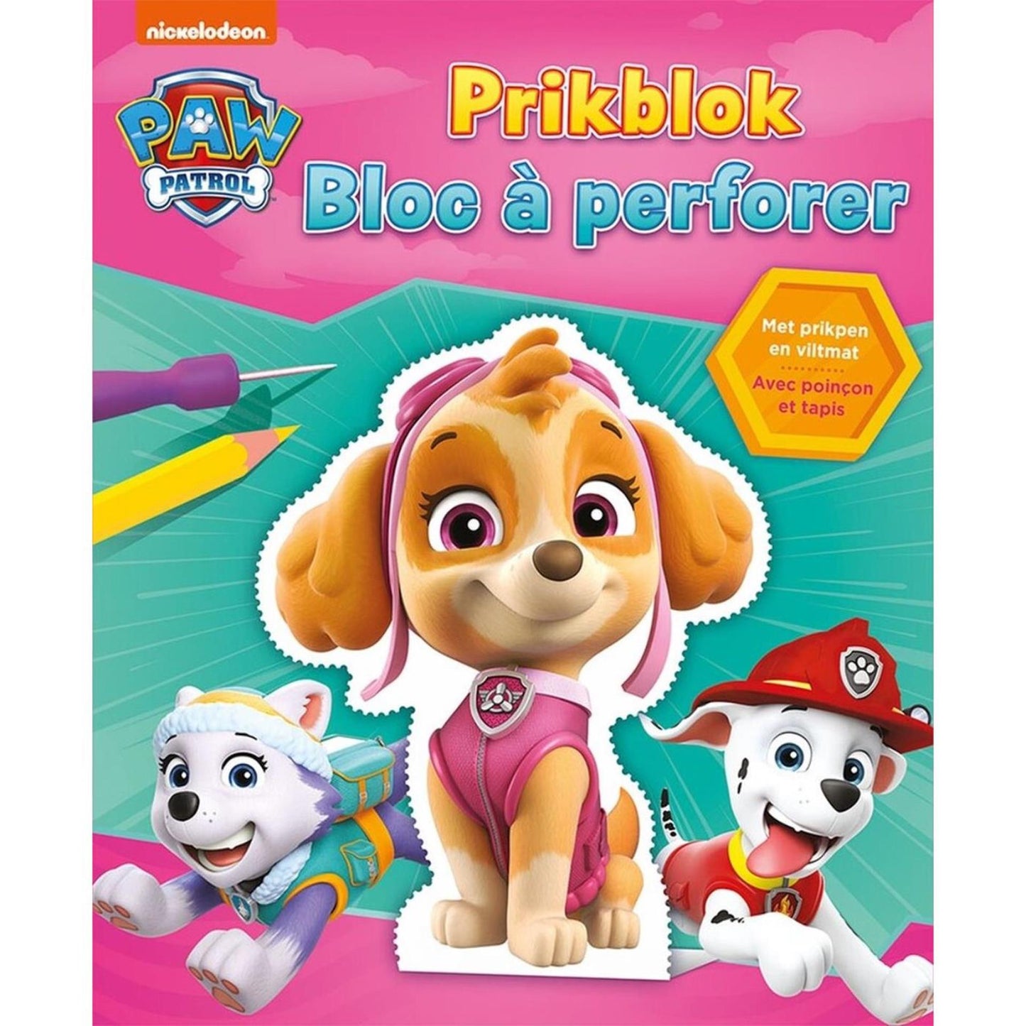 Deltas Paw Patrol Punktionsblock rosa