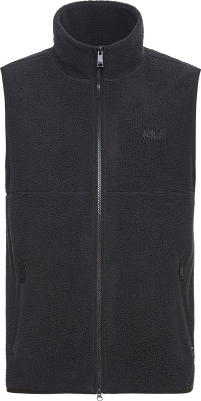 Jack Wolfskin Lite Curl Weste M Herren Outdoorbodywarmer-Schwarz