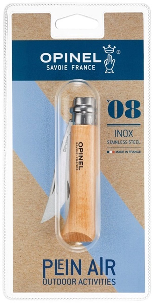 Opinel Taschenmesser Nr.8 Edelstahlholz