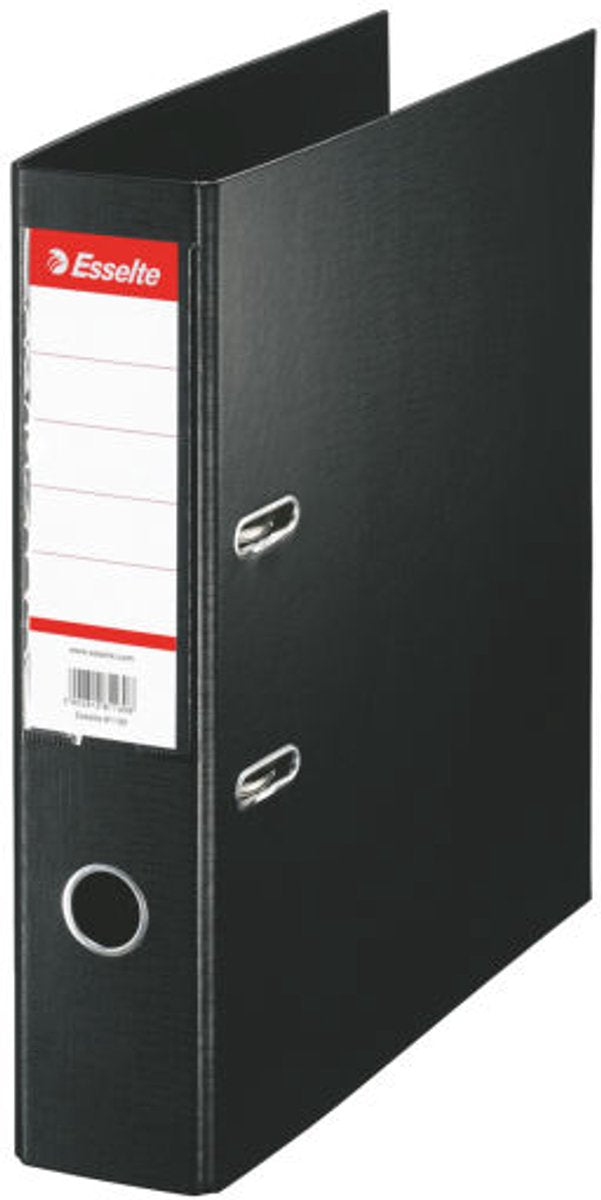Esselte Standardbinder schwarz – A4 – 75 mm – ohne Kantenschutz