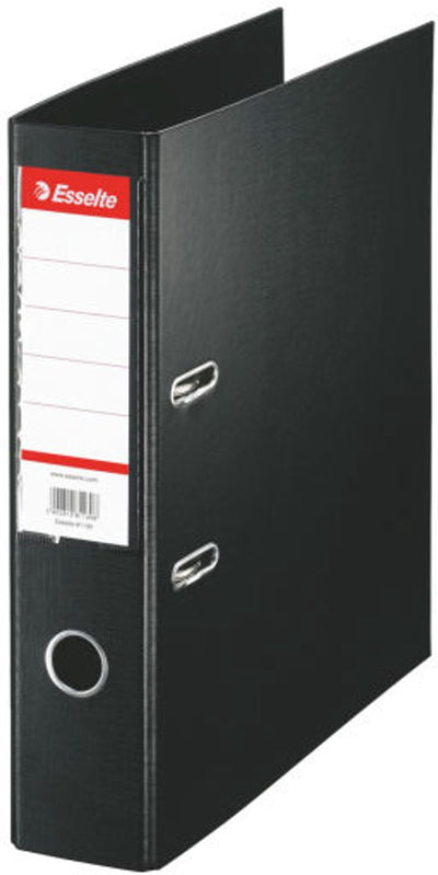 Esselte Standardbinder schwarz – A4 – 75 mm – ohne Kantenschutz