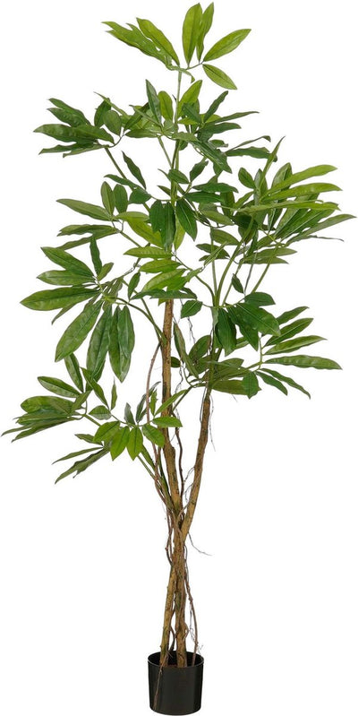 Glimmerdekorationen Kunstpflanze Philodendron - 80x80x120 cm - Polyester - Grün