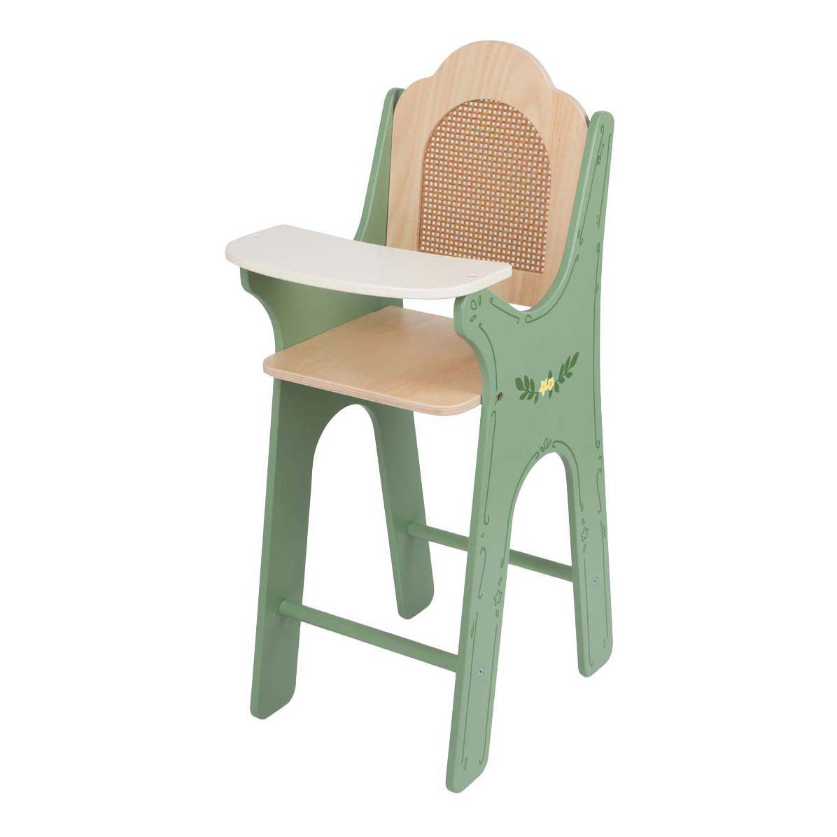 Klassischer Vintage-Babystuhl aus Holz