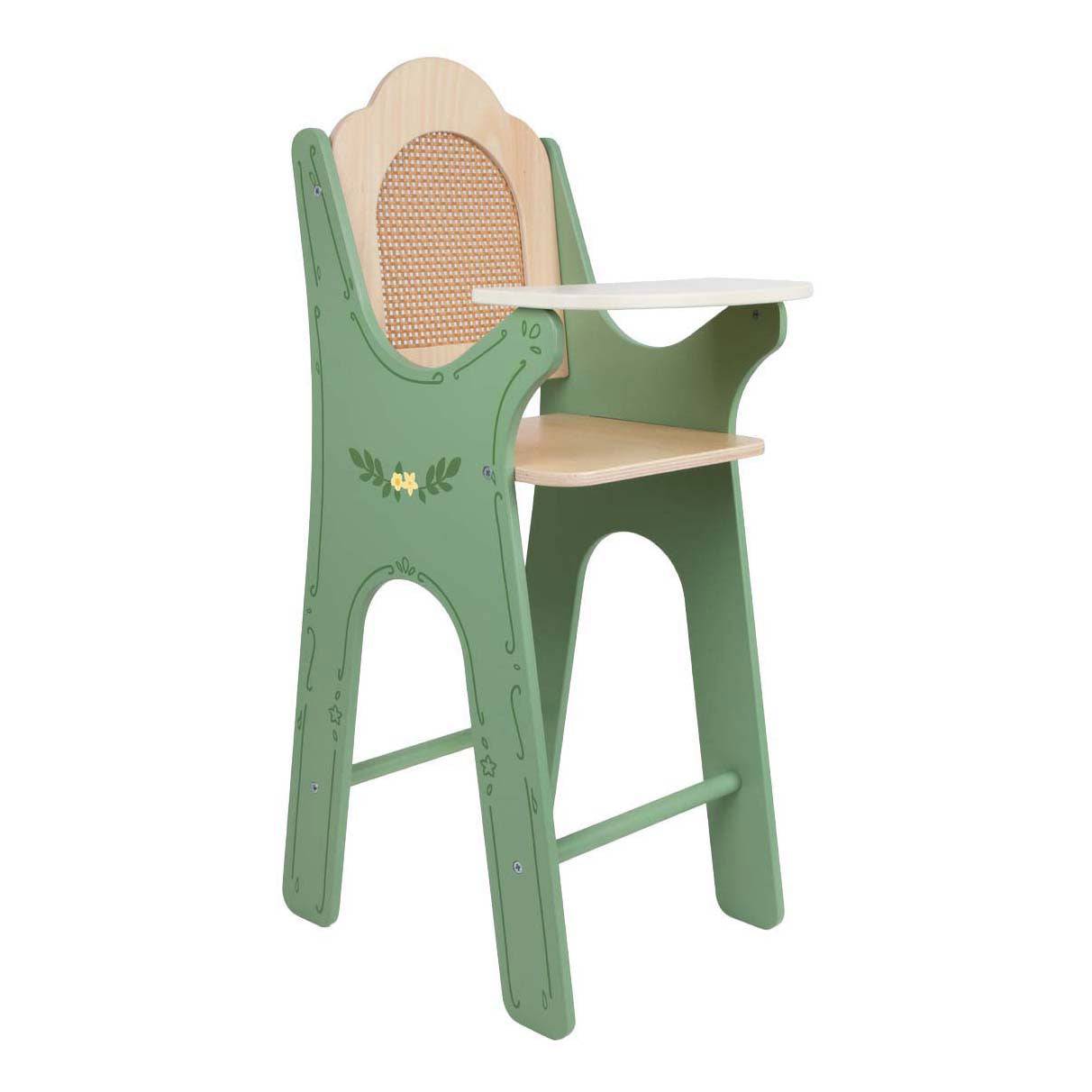 Klassischer Vintage-Babystuhl aus Holz
