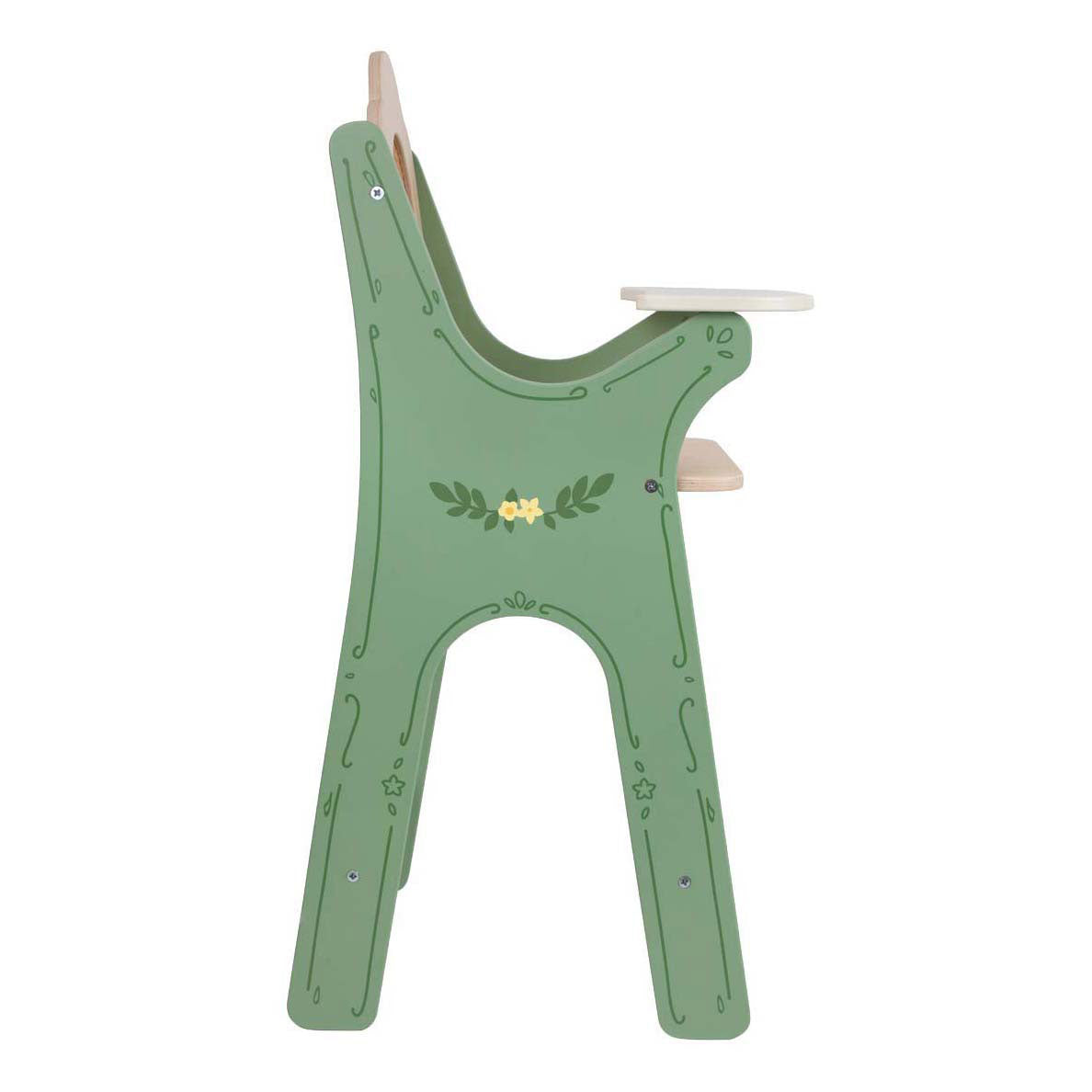 Klassischer Vintage-Babystuhl aus Holz