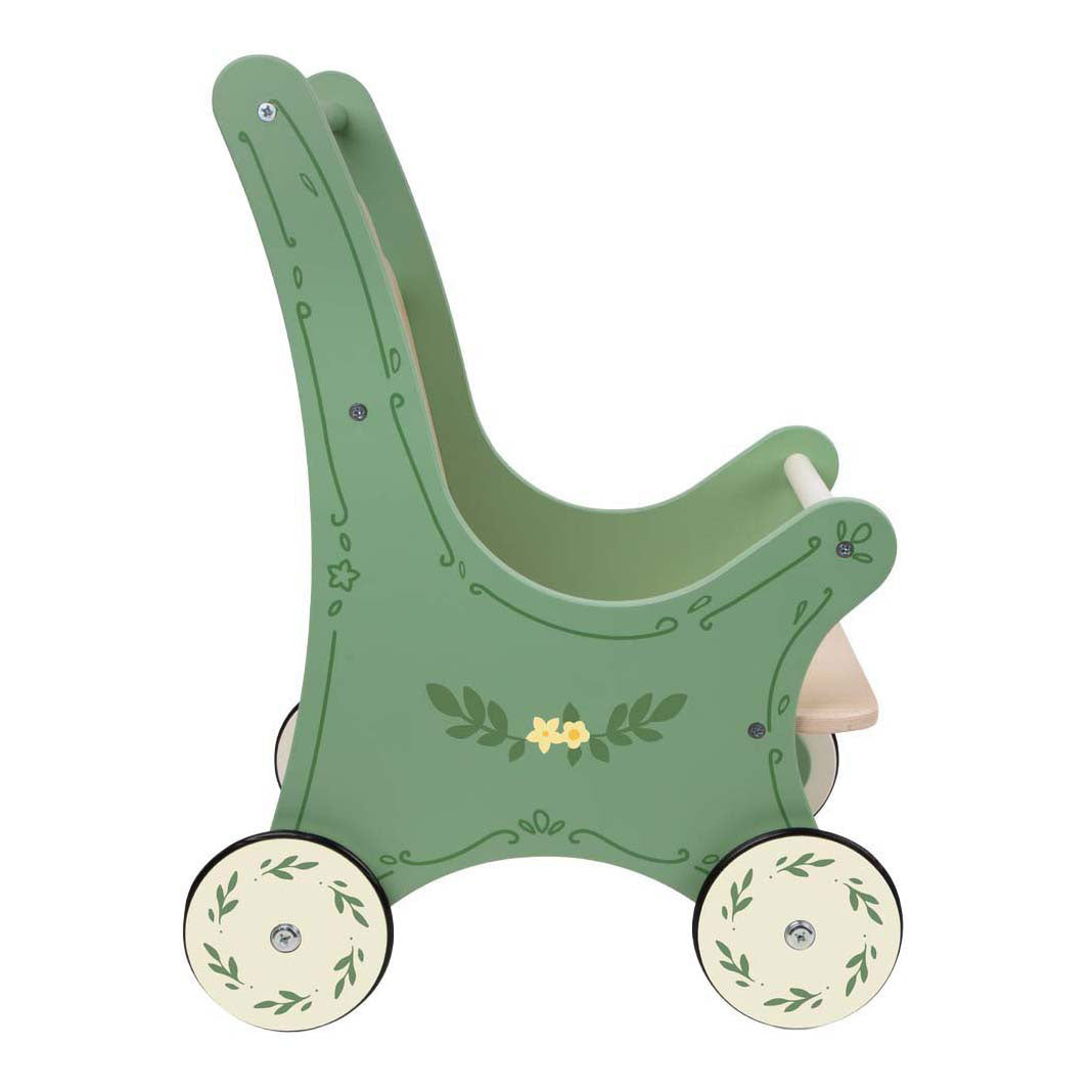Klassischer Vintage-Puppenwagen aus Holz