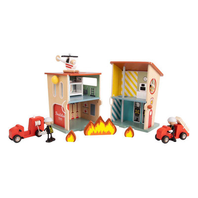 Klassische Holzfeuerwache der Welt