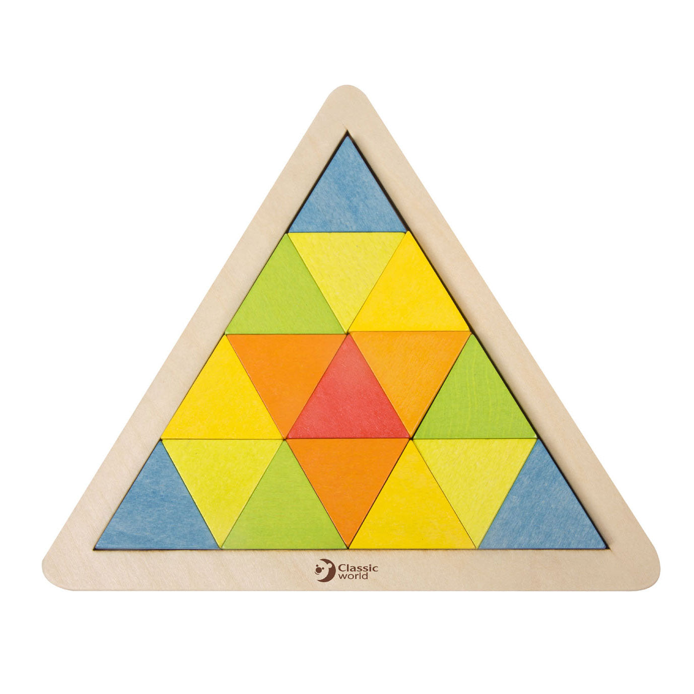 Klassiker World World Wooden Mosaic Puzzle, 67st.