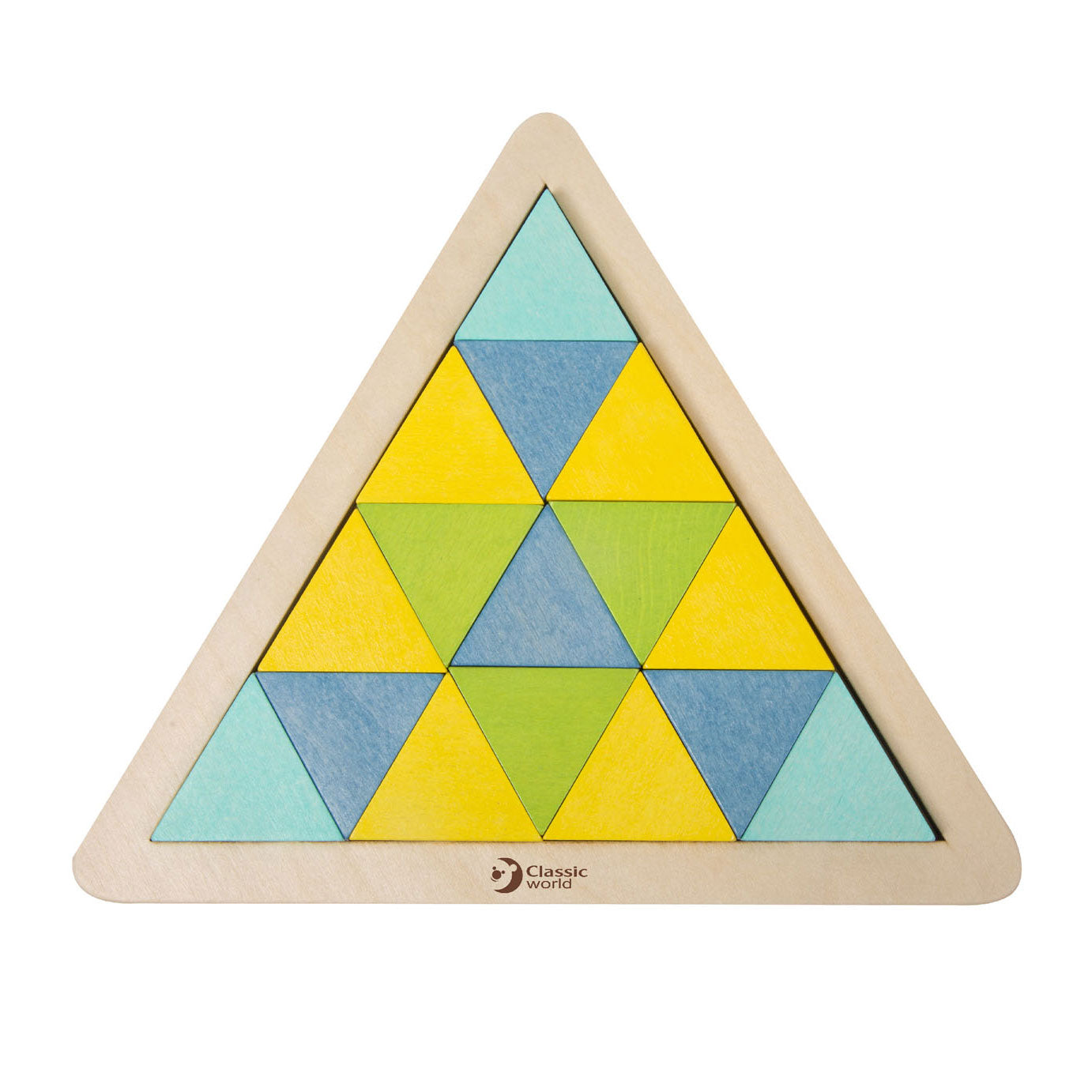 Klassiker World World Wooden Mosaic Puzzle, 67st.