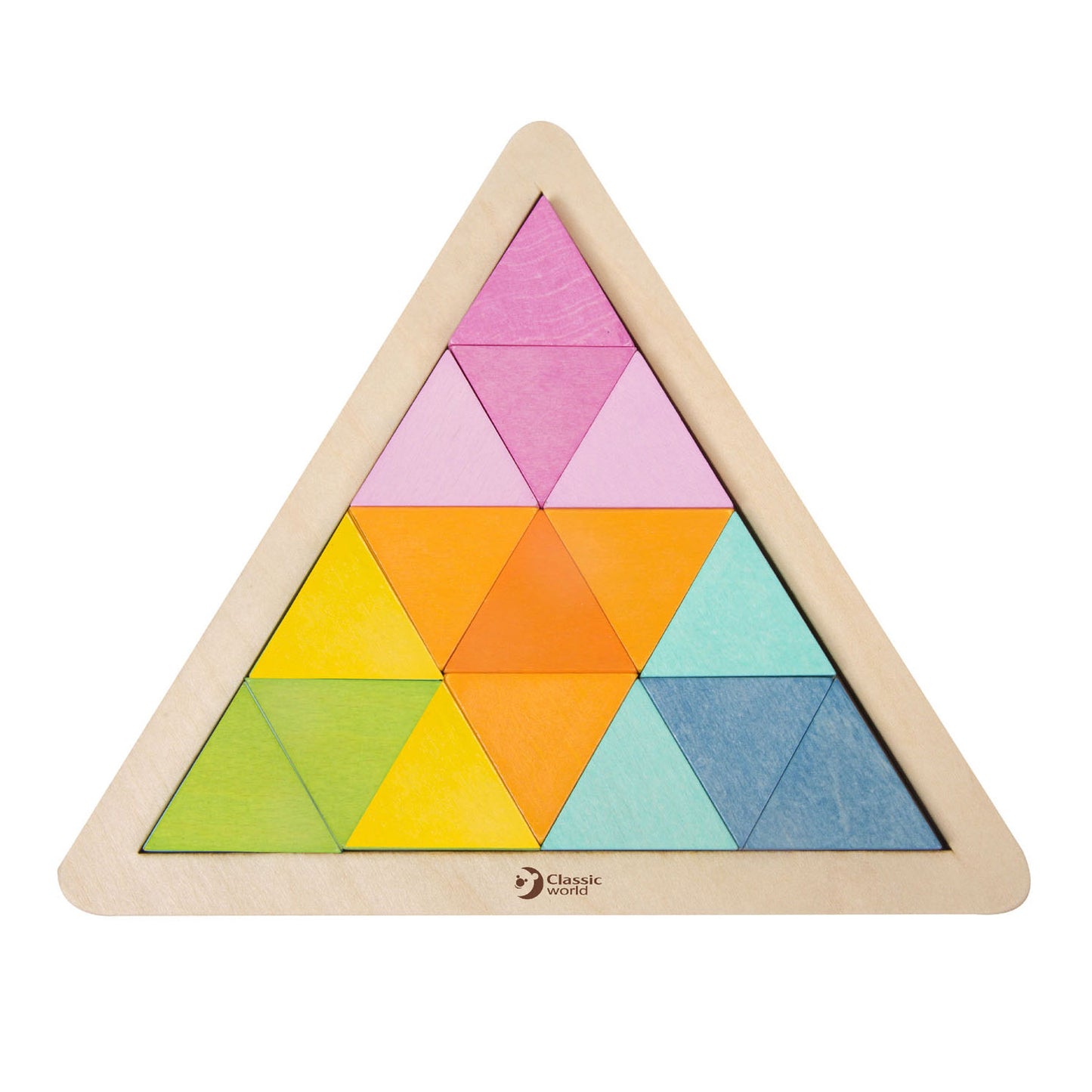 Klassiker World World Wooden Mosaic Puzzle, 67st.