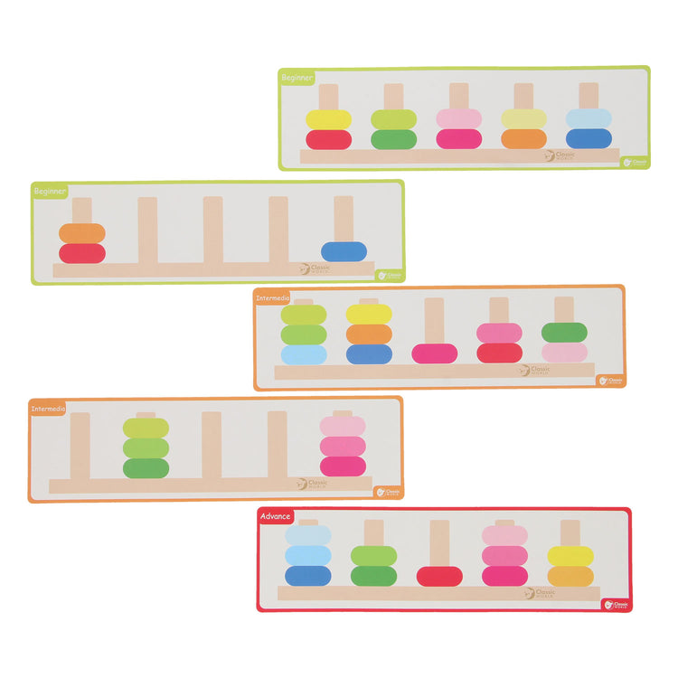 Klassiker World World Wooden Balance Stapel Game, 26dlg.