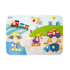 Klassiker World World Wooden Nick Puzzle Verkehr, 8st.