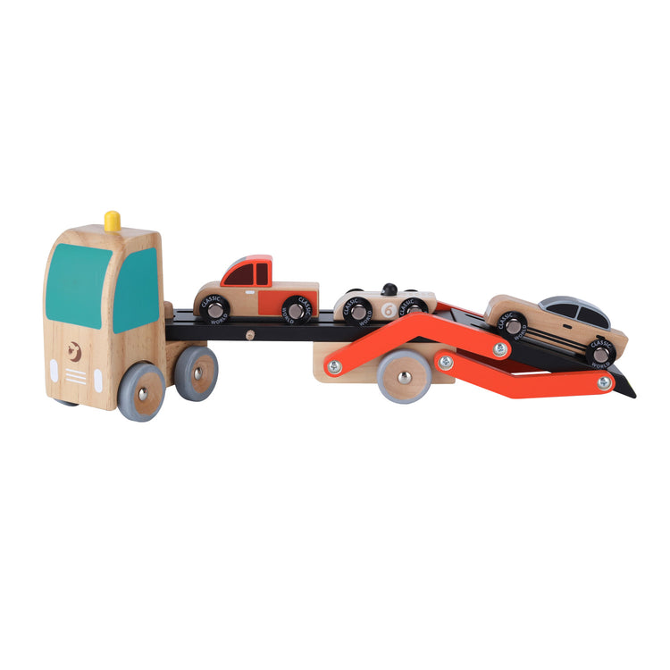 Classic World World Autotransporter mit Autos, 4dlg.