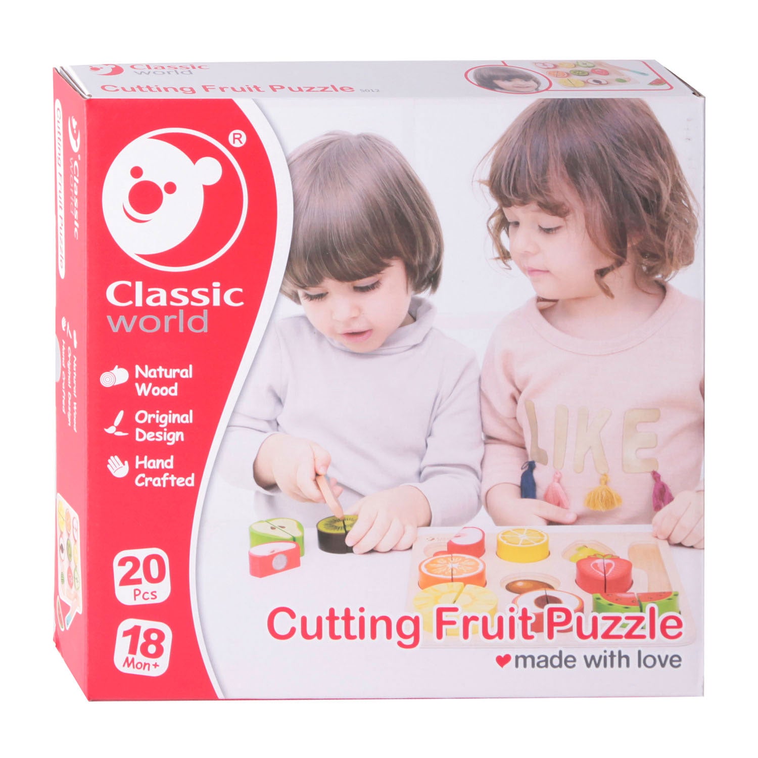 Klassische Welt der Welt Holz Snijffruit, 20dlg.