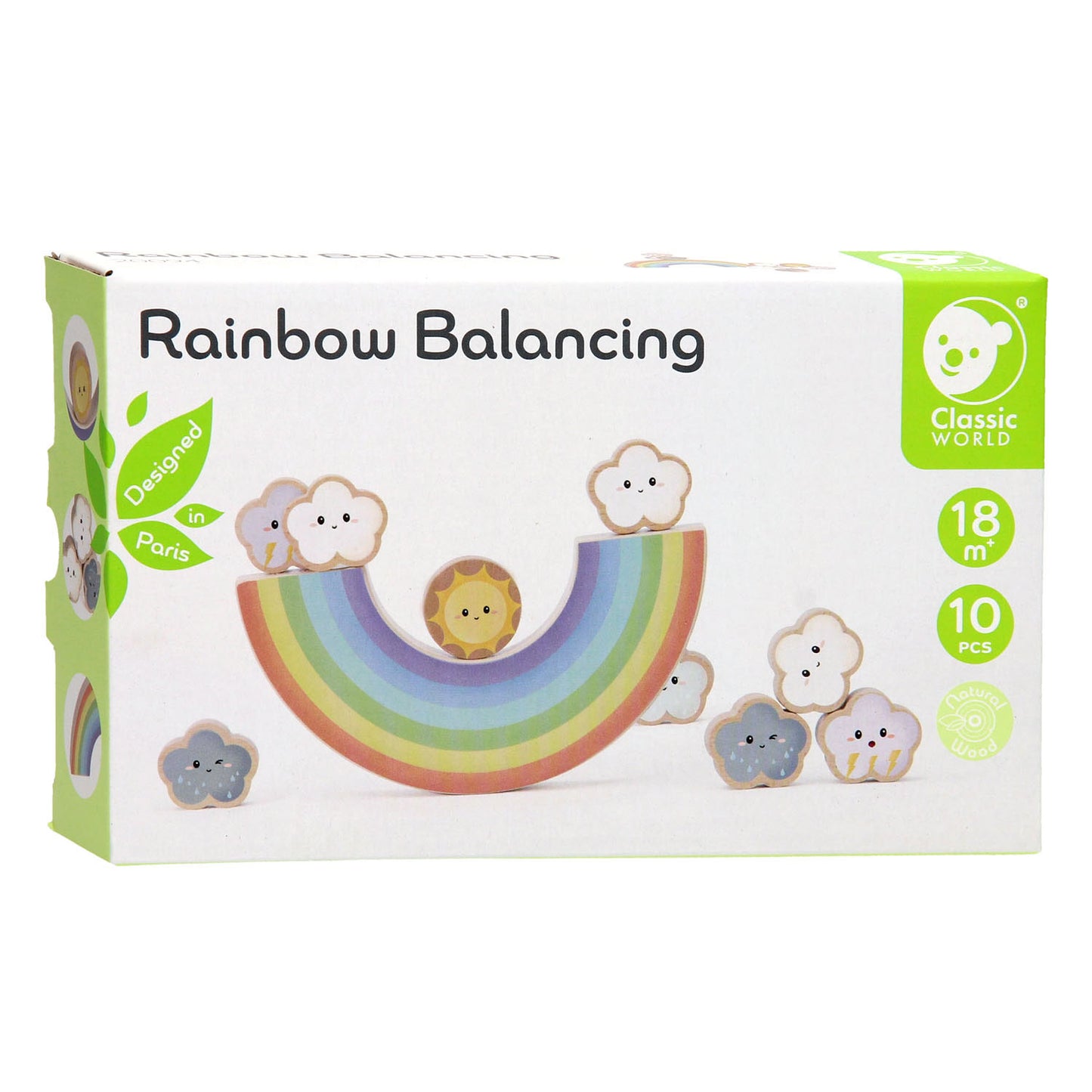 Klassische Welt der Welt Balance Regenbogen