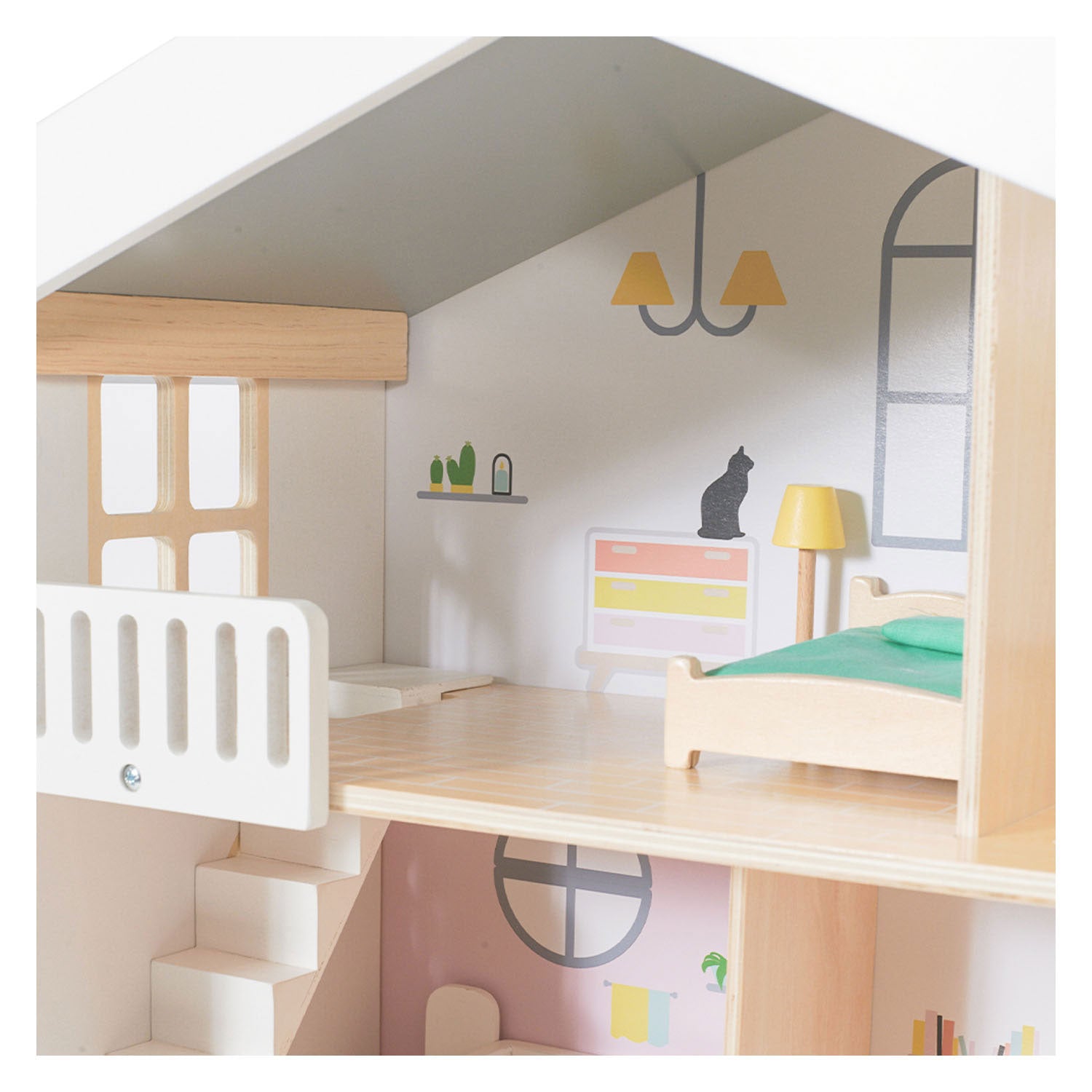 Klassische Welt der Welt glückliche Villa Houten Poppenhuis, 28dlg.