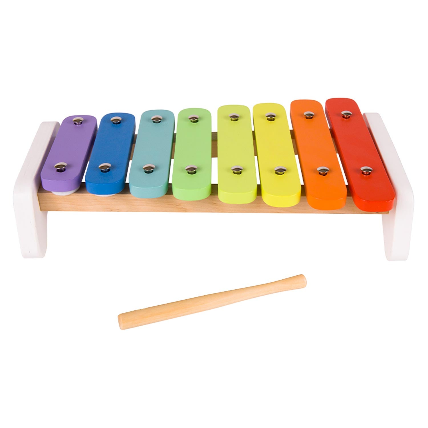 Classic World Holz-Xylophon Regenbogen, 2-tlg.
