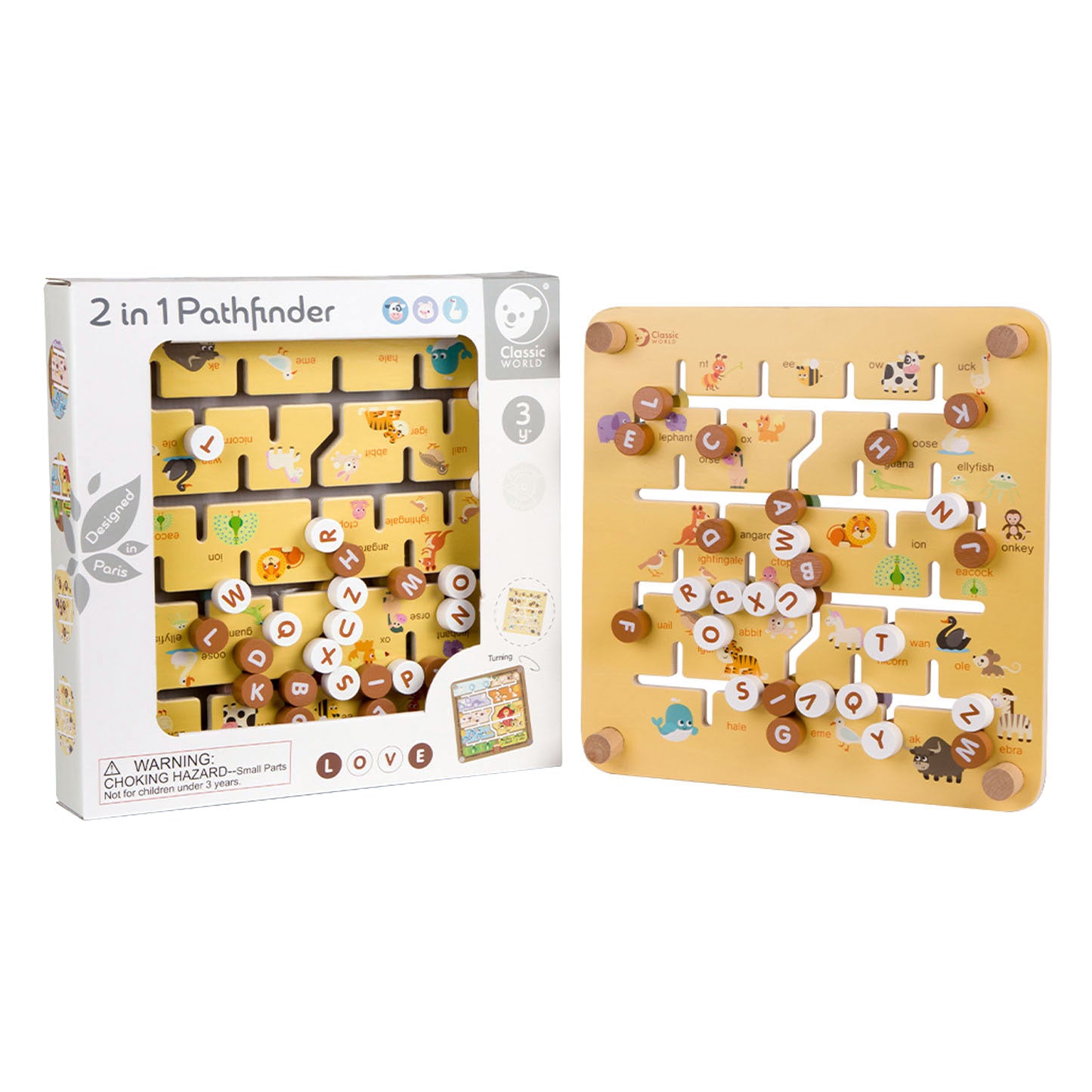 Klassische World World 2in1 Holzpfähte für das Spiel des Kindes