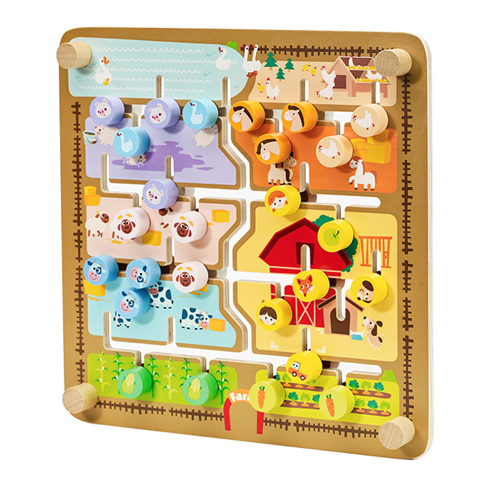 Klassische World World 2in1 Holzpfähte für das Spiel des Kindes