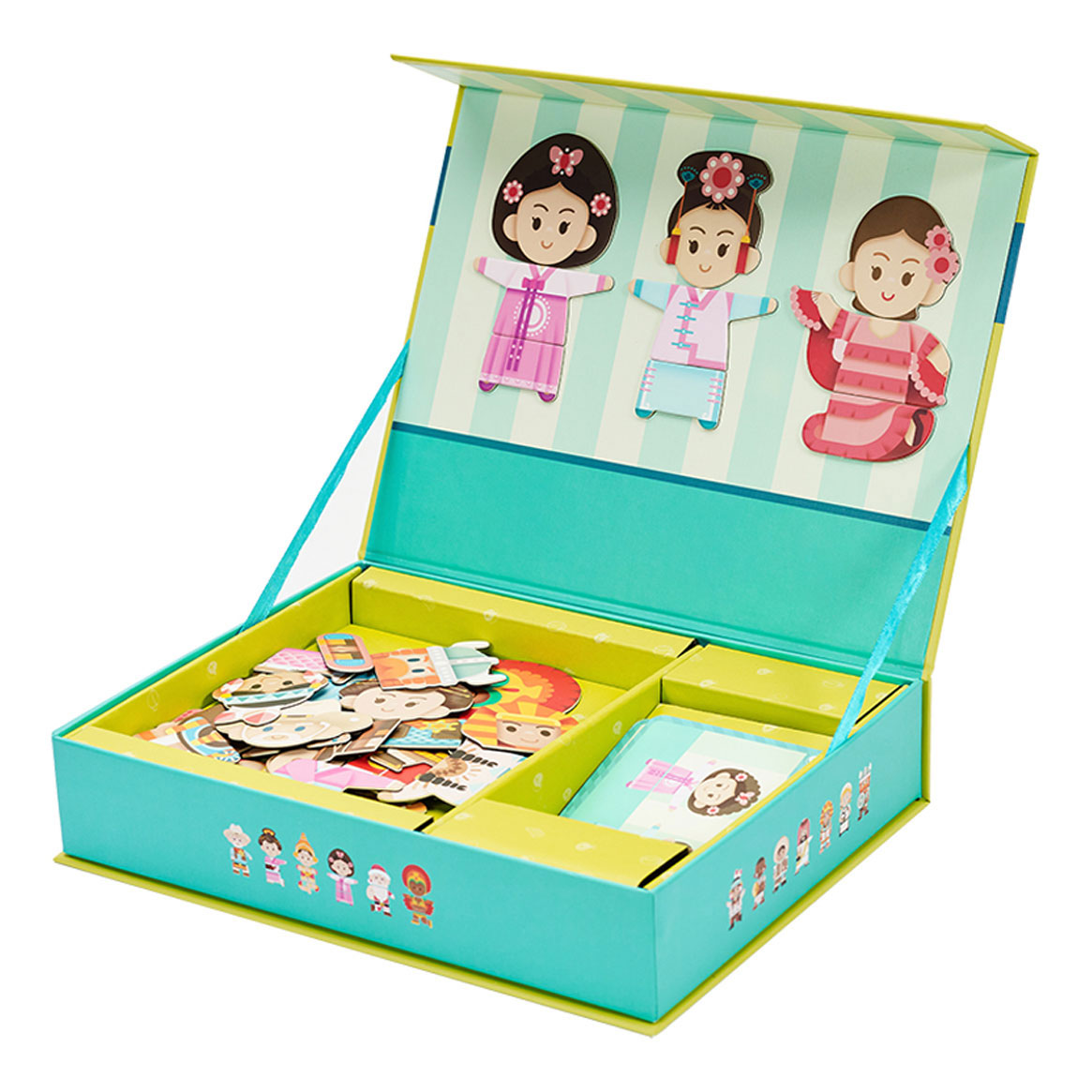 Klassische Welt -Dressing -Puzzle Menschen in der Welt, 60dlg.