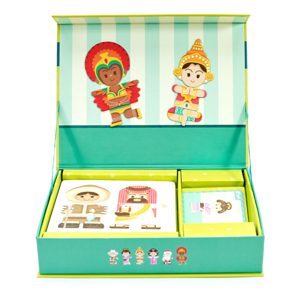 Klassische Welt -Dressing -Puzzle Menschen in der Welt, 60dlg.
