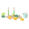 Klassische Welt der Welt Holz Stapel Puzzle Bloementuin, 11dlg.