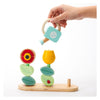 Klassische Welt der Welt Holz Stapel Puzzle Bloementuin, 11dlg.