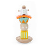 Klassischer Welt der Welt -Holzstapel und Balanspel Clown, 6dlg.